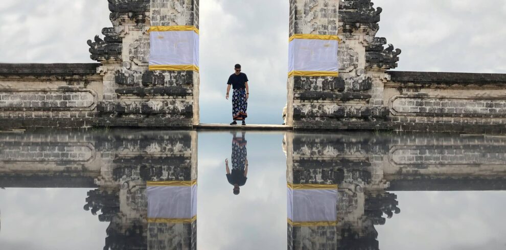 Gates of Heaven at Lempuyang Temple